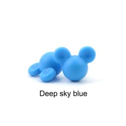 LOFCA Silicone Beads Mouse Beads 20pcs/lot Food Grade Silicone Beads Colorful Chew Necklace Bracelet Bangle Jewelry Making