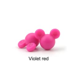 LOFCA Silicone Beads Mouse Beads 20pcs/lot Food Grade Silicone Beads Colorful Chew Necklace Bracelet Bangle Jewelry Making
