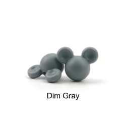 LOFCA Silicone Beads Mouse Beads 20pcs/lot Food Grade Silicone Beads Colorful Chew Necklace Bracelet Bangle Jewelry Making