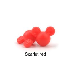 LOFCA Silicone Beads Mouse Beads 20pcs/lot Food Grade Silicone Beads Colorful Chew Necklace Bracelet Bangle Jewelry Making