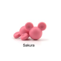 LOFCA Silicone Beads Mouse Beads 20pcs/lot Food Grade Silicone Beads Colorful Chew Necklace Bracelet Bangle Jewelry Making