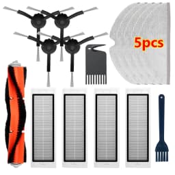 For XiaoMi Roborock S5 S50 S51 S55 S6 S60 S6 Pure Vacuum Cleaner Spare Parts HEPA Filter Mop Cloth Side / Main Brush Accessories
