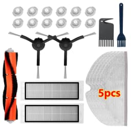 For XiaoMi Roborock S5 S50 S51 S55 S6 S60 S6 Pure Vacuum Cleaner Spare Parts HEPA Filter Mop Cloth Side / Main Brush Accessories