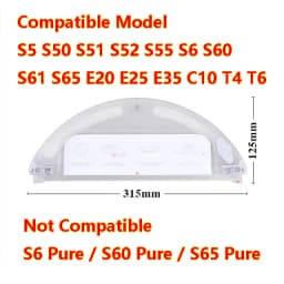 For XiaoMi Roborock S5 S50 S51 S55 S6 S60 S6 Pure Vacuum Cleaner Spare Parts HEPA Filter Mop Cloth Side / Main Brush Accessories