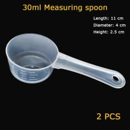 2 PCS Measuring Spoon White Drug Pesticide Safety Precise Selection 1 Spoon Is 1 g Powder Other Type 0.1g 0.25g 0.5g