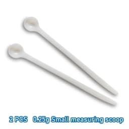 2 PCS Measuring Spoon White Drug Pesticide Safety Precise Selection 1 Spoon Is 1 g Powder Other Type 0.1g 0.25g 0.5g