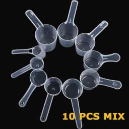 2 PCS Measuring Spoon White Drug Pesticide Safety Precise Selection 1 Spoon Is 1 g Powder Other Type 0.1g 0.25g 0.5g