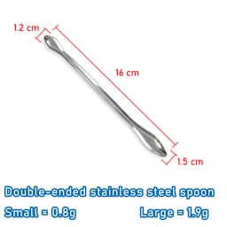 2 PCS Measuring Spoon White Drug Pesticide Safety Precise Selection 1 Spoon Is 1 g Powder Other Type 0.1g 0.25g 0.5g