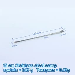 2 PCS Measuring Spoon White Drug Pesticide Safety Precise Selection 1 Spoon Is 1 g Powder Other Type 0.1g 0.25g 0.5g