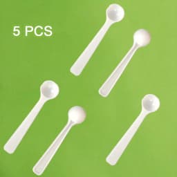 2 PCS Measuring Spoon White Drug Pesticide Safety Precise Selection 1 Spoon Is 1 g Powder Other Type 0.1g 0.25g 0.5g