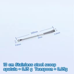 2 PCS Measuring Spoon White Drug Pesticide Safety Precise Selection 1 Spoon Is 1 g Powder Other Type 0.1g 0.25g 0.5g