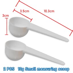 2 PCS Measuring Spoon White Drug Pesticide Safety Precise Selection 1 Spoon Is 1 g Powder Other Type 0.1g 0.25g 0.5g