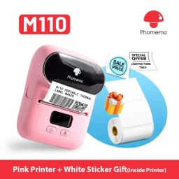 Phomemo M110 Mini Portable Printer Thermal Label Printer Stickers Pocket Labeling Maker Machine Similar as Niimbot B21 B1 50mm