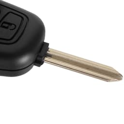KEYYOU 2 Button Remote Key Flip Fob Car Key Case for Citroen C1 C2 C3 Saxo /Xsara /Picasso /Berlingo Uncut Blade Car Key Shell