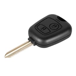 KEYYOU 2 Button Remote Key Flip Fob Car Key Case for Citroen C1 C2 C3 Saxo /Xsara /Picasso /Berlingo Uncut Blade Car Key Shell