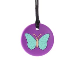 Chewy Necklace Autism ADHD Biting Sensory Child Baby Teething Tubes Chew Toy Children Silicone Teether