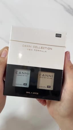 CANNI 9ml Black White HEMA TPO FREE Gel Varnish Color High Quality Long Lasting Soak Off Neon UV LED Lamp Curing Art Nail Gel