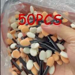 10/30/50/100Pcs Nail Art Brush Double Sided Chrome Nail Powder Applicator Sponge Sticks Nail Supplies Equipment Coloring Tools