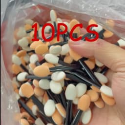 10/30/50/100Pcs Nail Art Brush Double Sided Chrome Nail Powder Applicator Sponge Sticks Nail Supplies Equipment Coloring Tools