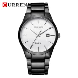 CURREN Fashion Simple Mens Watch Slim Steel Strap Waterproof Wristwatch for Men Quartz Business Watches Male Calendar Clock 8106