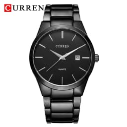 CURREN Fashion Simple Mens Watch Slim Steel Strap Waterproof Wristwatch for Men Quartz Business Watches Male Calendar Clock 8106
