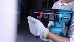 YOFIDRA 26MM Brushless Electric Hammer Drill Multifunctional Rotary Cordless Rechargeable Power Tools For Makita Battery Pin