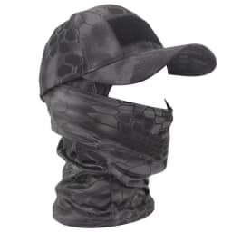 Camo Tactical Baseball Cap Outdoor Fishing Hiking Hunting Sports Caps Sunscreen Breathable Camouflage Balaclava Half Ski Mask