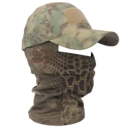 Camo Tactical Baseball Cap Outdoor Fishing Hiking Hunting Sports Caps Sunscreen Breathable Camouflage Balaclava Half Ski Mask