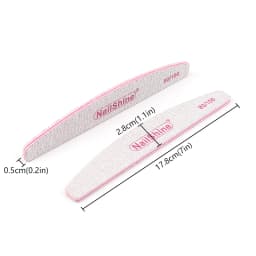 50pcs Acrylic Nail File Strong Sandpaper Nail Buffer Block For Manicure Lime a ongle 80/100/150/180/240/320 Washable Boat Files