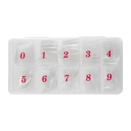 500Pcs Acrylic Fake Nails Set Transparent Artificial Half Cover Full Cover French Easy Application Manicure False Nails Capsules