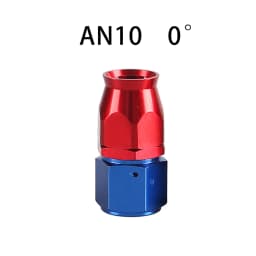 For Swivel PTFE Oil Fuel Line Hose End Fitting AN4/6/8/10/12 Straight 0°/45°/90°/180° Reusable Hose End Fitting Adapter
