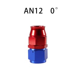 For Swivel PTFE Oil Fuel Line Hose End Fitting AN4/6/8/10/12 Straight 0°/45°/90°/180° Reusable Hose End Fitting Adapter