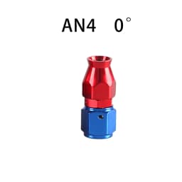 For Swivel PTFE Oil Fuel Line Hose End Fitting AN4/6/8/10/12 Straight 0°/45°/90°/180° Reusable Hose End Fitting Adapter
