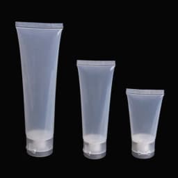 30Pcs/Lot PE Soft Tubes 15ml 20ml 30ml 50ml 100ml Clear Scrube Cream Tube Facial Cleaner Handcream Container