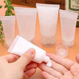 30Pcs/Lot PE Soft Tubes 15ml 20ml 30ml 50ml 100ml Clear Scrube Cream Tube Facial Cleaner Handcream Container