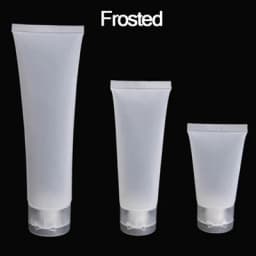 30Pcs/Lot PE Soft Tubes 15ml 20ml 30ml 50ml 100ml Clear Scrube Cream Tube Facial Cleaner Handcream Container