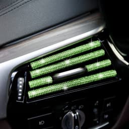 Diamond Car Air Conditioner Outlet Decorative U Shape Moulding Trim Decor Strips Car Styling Car Door Edge Corner Protector