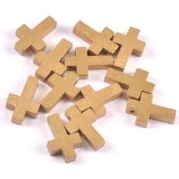 50Pcs/lot Colorful Cross Wooden Crafts Hanging Pendants Handmade Scrapbookings Ornaments Home Decor DIY Jewelry Kids Gifts C3363