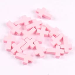 50Pcs/lot Colorful Cross Wooden Crafts Hanging Pendants Handmade Scrapbookings Ornaments Home Decor DIY Jewelry Kids Gifts C3363