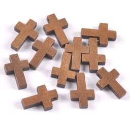 50Pcs/lot Colorful Cross Wooden Crafts Hanging Pendants Handmade Scrapbookings Ornaments Home Decor DIY Jewelry Kids Gifts C3363