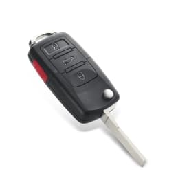 KEYYOU Remote Car Key Shell Flip Folding Car Key for VW for Volkswagen Golf 4 5 Passat B5 B6 Polo Touran For Seat Skoda Car Key