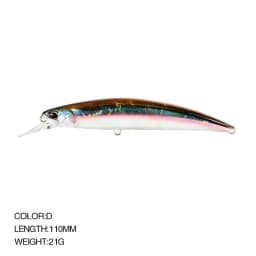 Minnow Lure Spearheadd Ryuki 95S Wobbler for Trolling 9.5cm 15g Bass Fishing Bait Wobbler Long Sinking Trolling Jerkbait Pesca