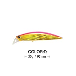 Minnow Lure Spearheadd Ryuki 95S Wobbler for Trolling 9.5cm 15g Bass Fishing Bait Wobbler Long Sinking Trolling Jerkbait Pesca