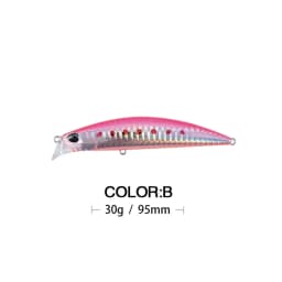 Minnow Lure Spearheadd Ryuki 95S Wobbler for Trolling 9.5cm 15g Bass Fishing Bait Wobbler Long Sinking Trolling Jerkbait Pesca