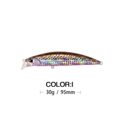 Minnow Lure Spearheadd Ryuki 95S Wobbler for Trolling 9.5cm 15g Bass Fishing Bait Wobbler Long Sinking Trolling Jerkbait Pesca