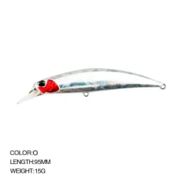 Minnow Lure Spearheadd Ryuki 95S Wobbler for Trolling 9.5cm 15g Bass Fishing Bait Wobbler Long Sinking Trolling Jerkbait Pesca