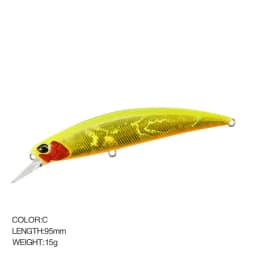 Minnow Lure Spearheadd Ryuki 95S Wobbler for Trolling 9.5cm 15g Bass Fishing Bait Wobbler Long Sinking Trolling Jerkbait Pesca