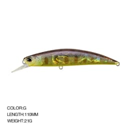 Minnow Lure Spearheadd Ryuki 95S Wobbler for Trolling 9.5cm 15g Bass Fishing Bait Wobbler Long Sinking Trolling Jerkbait Pesca