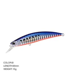 Minnow Lure Spearheadd Ryuki 95S Wobbler for Trolling 9.5cm 15g Bass Fishing Bait Wobbler Long Sinking Trolling Jerkbait Pesca