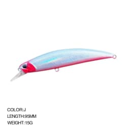 Minnow Lure Spearheadd Ryuki 95S Wobbler for Trolling 9.5cm 15g Bass Fishing Bait Wobbler Long Sinking Trolling Jerkbait Pesca